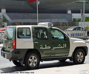 Puzzle Αυτοκίνητο της αστυνομίας: Ντουμπάι